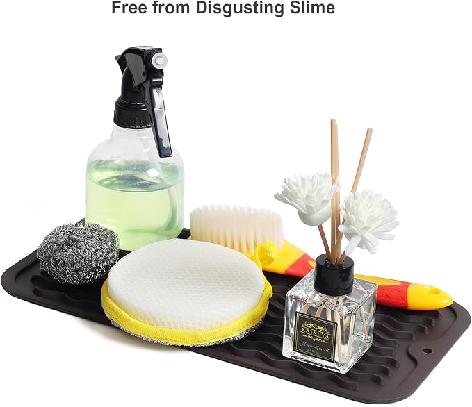 ZLR Silicone Sponge Holder & Sink Caddy Tray - Image 8