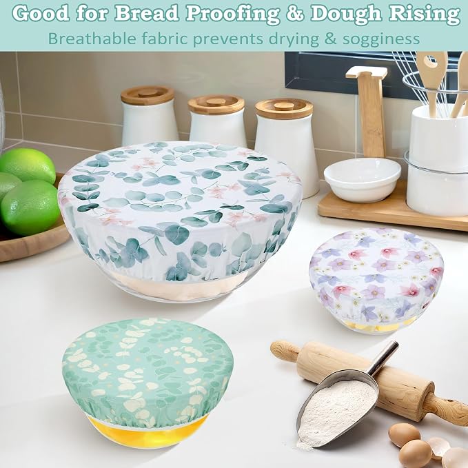 5-Size Reusable Beeswax Bowl Covers - Image 4