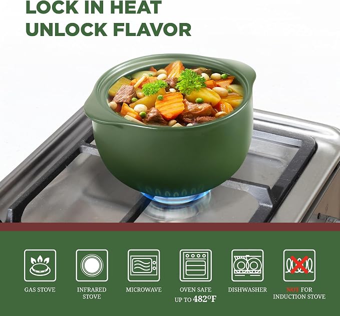 MINH LONG 2-Qt Porcelain Dutch Oven - Image 2