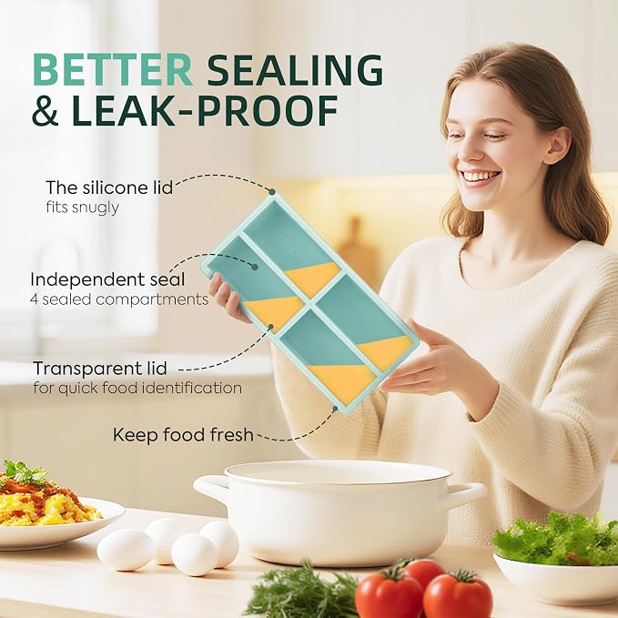Silicone Freezer Trays with Lids - Image 4