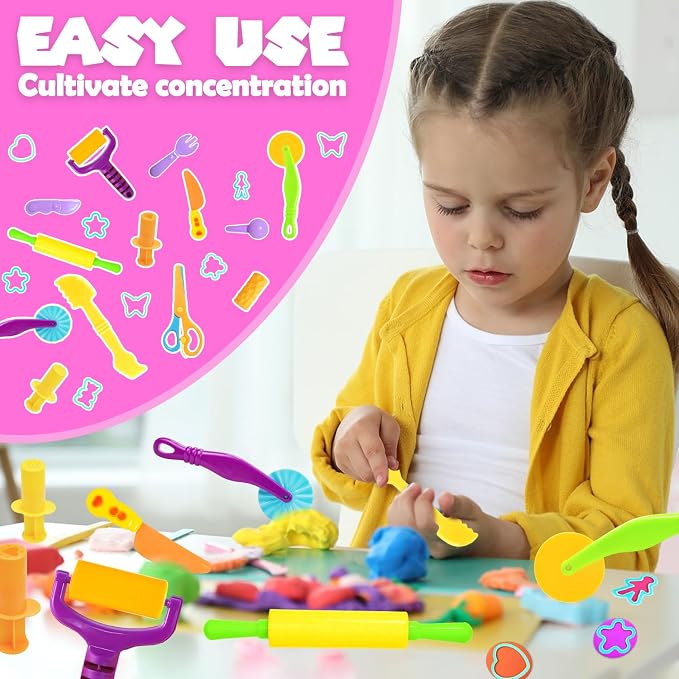 Playdough Tools Set, Creative Play Dough Accessories - Image 6