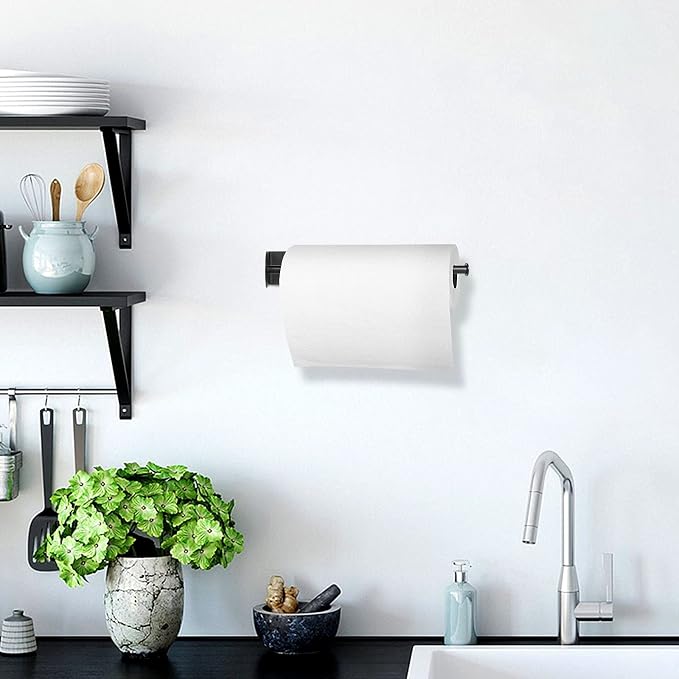 Kitchen Magnetic Stainless Steel Paper Towel Holder - Image 6
