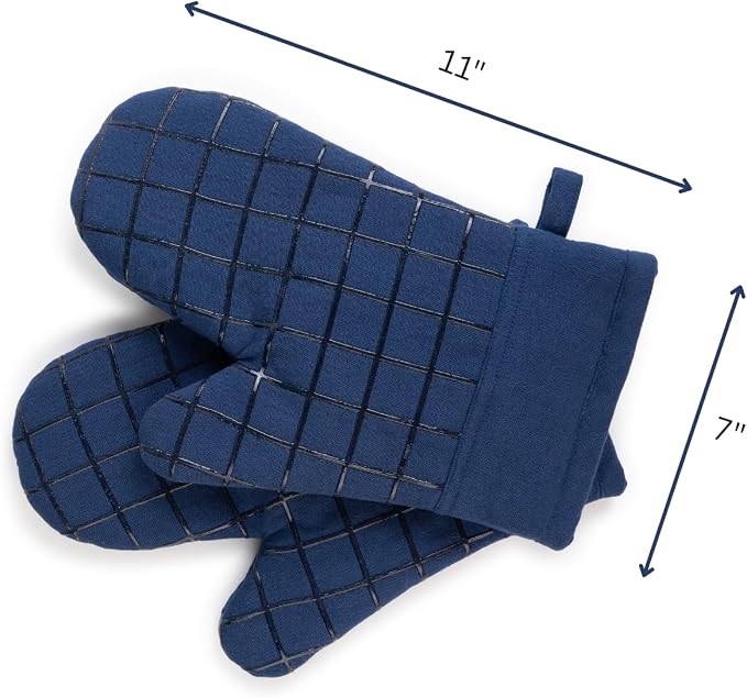 Oven Mitts and Pot Holders Set for Kitchen | 4 Pc Set| Heat Resistant Up to - Image 7