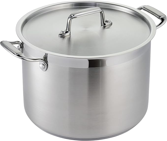 Tramontina Gourmet Stainless Steel 8-Quart Stock Pot by Tramontina