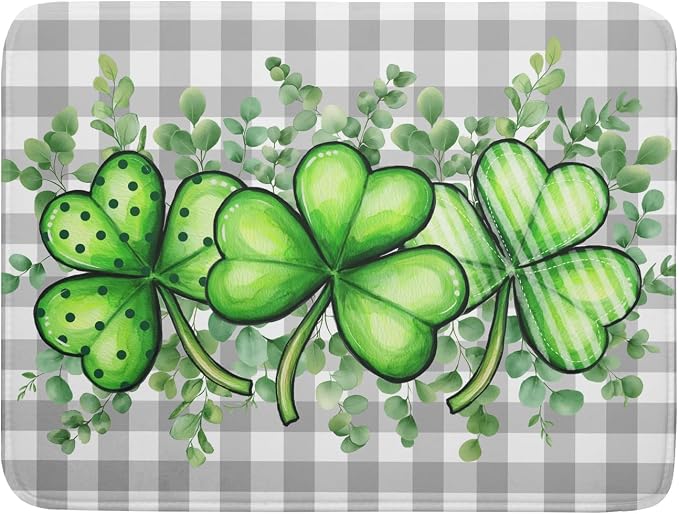 St Patricks Day Dish Drying Mat by Unknown