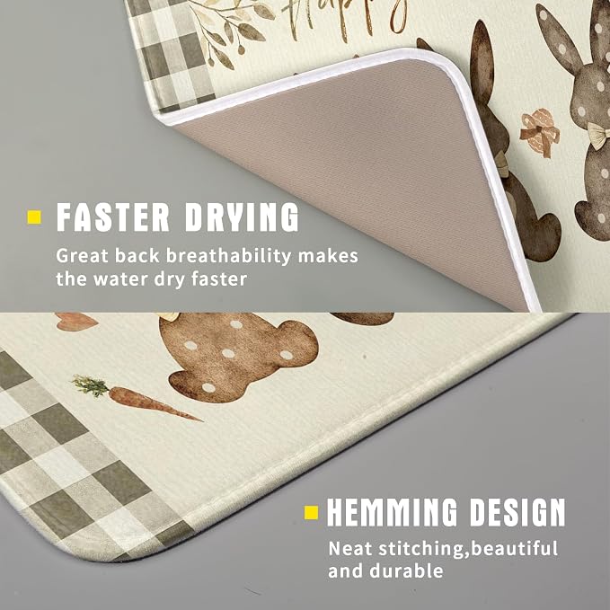 Giwawa Happy Easter Dish Drying Mat - Image 3