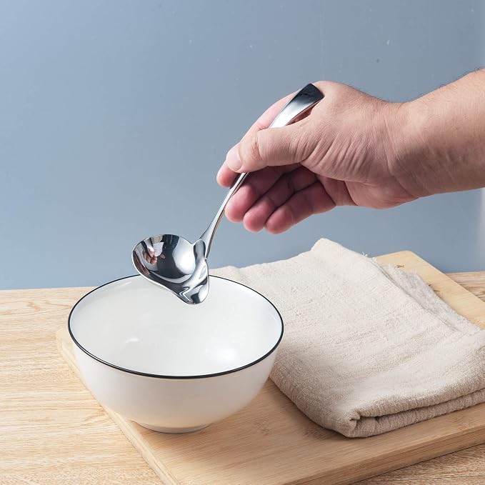 IMEEA 2-Piece Small Ladle Set, 18/10 Stainless Steel - Image 2