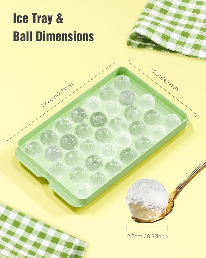 3-Pack Small Circle Ice Cube Tray - Image 3