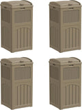 Greesum 33 Gallon Resin Outdoor Trash Can by BuynowfromGreesum