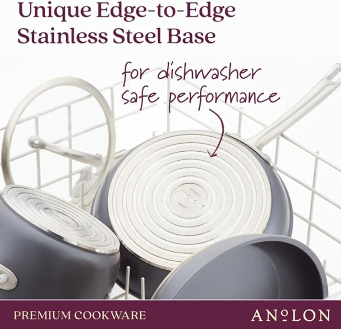 Anolon Accolade Forged Hard Anodized Nonstick Frying Pans/Skillet Set, 10 Inch - Image 8