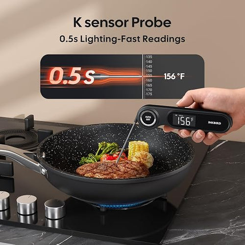 0.5 Seconds Rechargeable Instant Read Meat Thermometer - Image 2