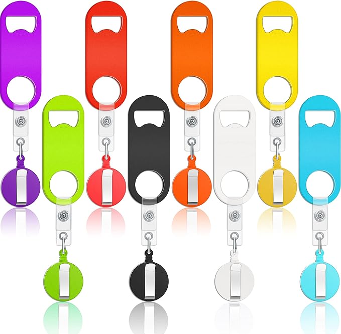 Honoson 8 Pieces Retractable Flat Bottle Opener Bartender Beer Opener by Honoson