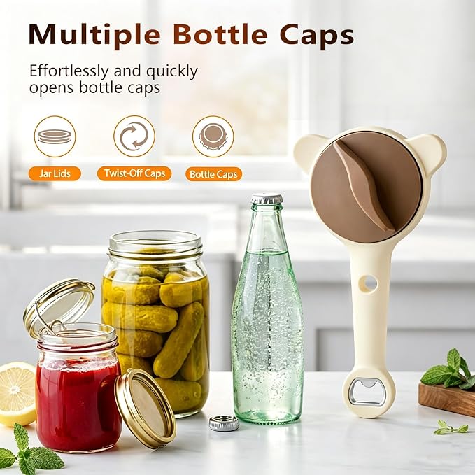 2026 New 4-in-1 Jar Opener, Adjustable Stainless Steel Opener - Image 8