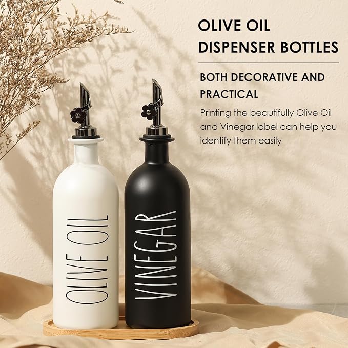 HOMCDALY 16oz Olive Oil Dispenser Bottles - Image 5