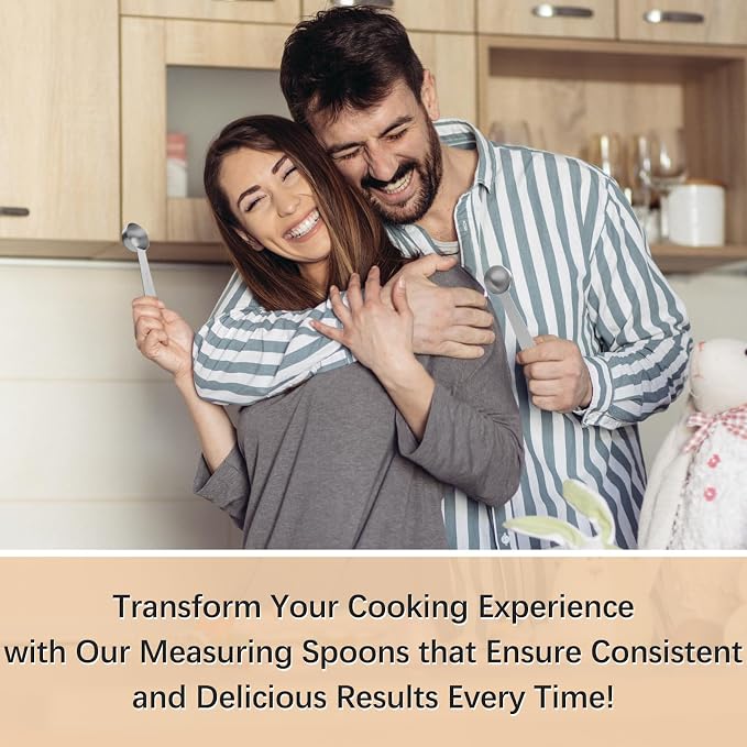 5PCS 2/3tbsp Single Measuring Spoon, Stainless Steel Individual Teaspoons Only - Image 6