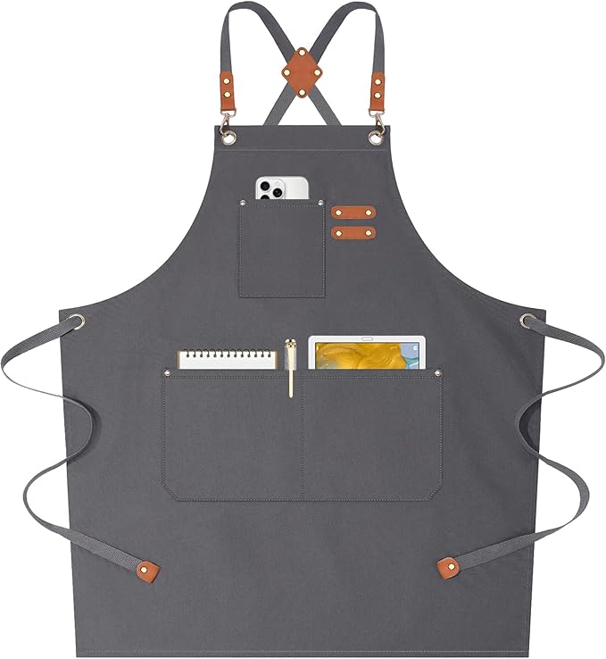 AFUN Chef Aprons for Women Men by BringYouaFun