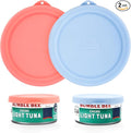 2PCs 4-inch/9.5cm Silicone Can Lids by Purekra