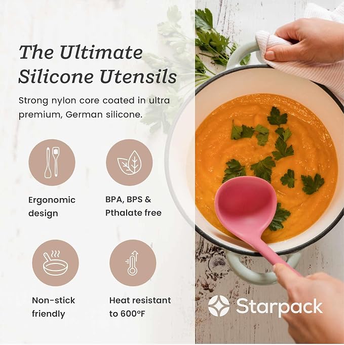 Starpack 'Stir & Serve' Silicone Cooking Utensils Set - Image 2