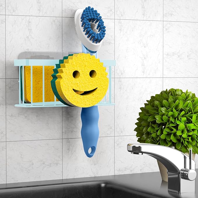 MURLONG Sponge Holder Smiley Face, Sink Caddy - Image 6