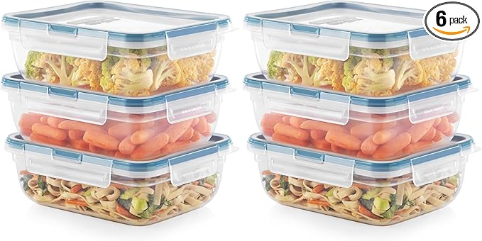 Snapware Food Storage Containers, Rectangular | Leakproof & Airtight | BPA-Free by Snapware