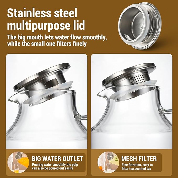 1 Gallon thickened Glass Pitcher - Image 4