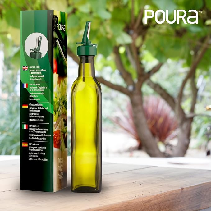 Poura Glass Olive Oil Bottle Drizzler - Image 2