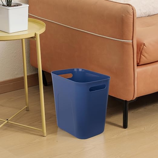 UUJOLY Plastic Small Trash Can Wastebasket, Garbage Container Basket - Image 4