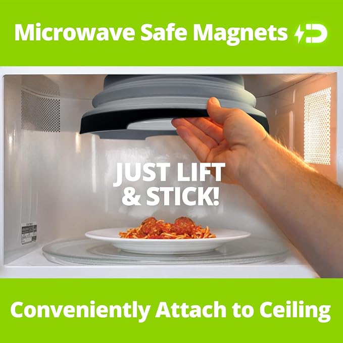 HOVER COVER Magnetic Microwave Splatter Cover - Image 4