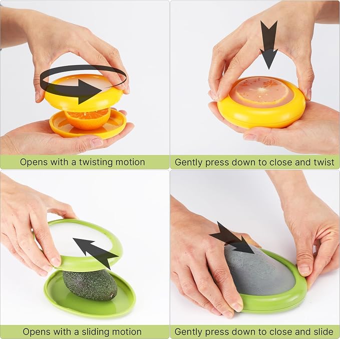 Winb Set of 4 Reusable Fruit and Veggie Savers - Image 4