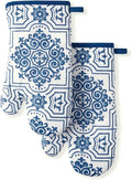Martha Stewart Strie Medallion Oven Mitt 2-Pack Set by MarthaStewart