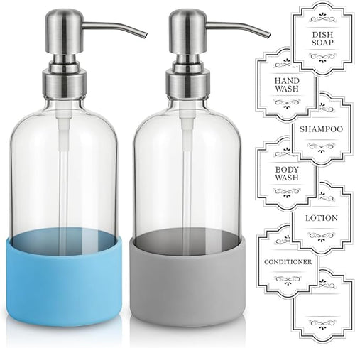 16 oz Hand and Dish Soap Dispenser Set by HomePicker
