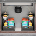 Ceetug Under Sink Organizers and Storage 2 Tier Slide Out Kitchen Cabinet by ceetug
