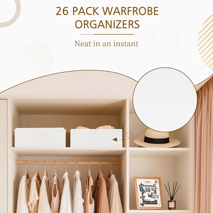 Criusia 26 Pack Drawer Organizer - Image 9