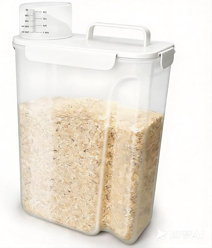 Komzon Rice Storage Containers, Airtight Cereal Containers Storage, by Komzon