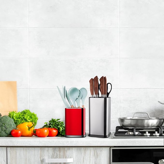 RedCall Stainless Steel Kitchen Utensil Holder - Image 6