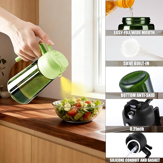 16oz/470ml Glass Olive Oil Sprayer - Image 6