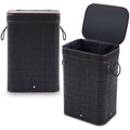 2 Pack 21 Gallon Bamboo Slim Trash Can by Kritkin