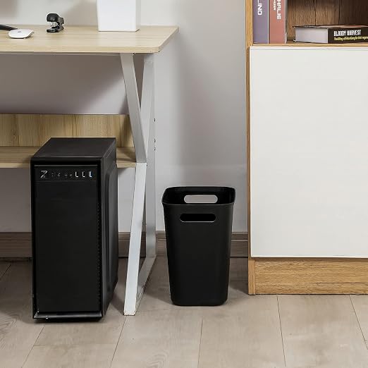 UUJOLY Plastic Small Trash Can Wastebasket, Garbage Container Basket - Image 2