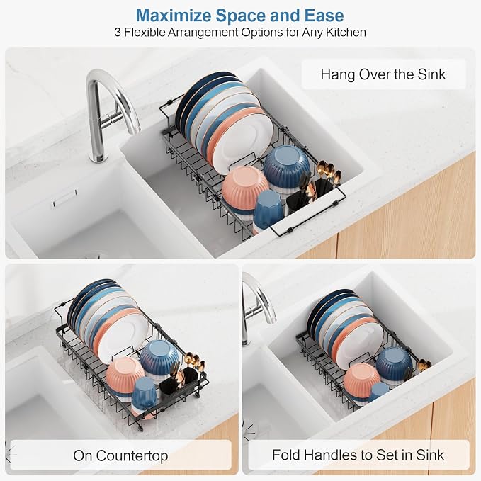 iSPECLE Expandable Dish Drying Rack - Image 3