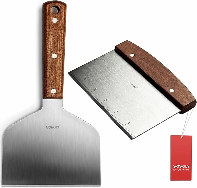 Vovoly Multipurpose Bench Scraper Kitchen Utensil by VOVOLY