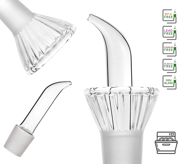 HAIZEEN 8oz/240ml Olive Oil Bottle Dispenser/Glass Cruet - Image 5