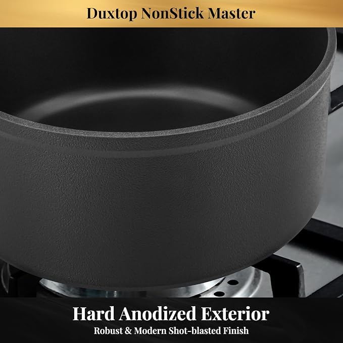 Duxtop Nonstick Master Saucepans 3 Quart Hard Anodized Sauce Pan - Image 5