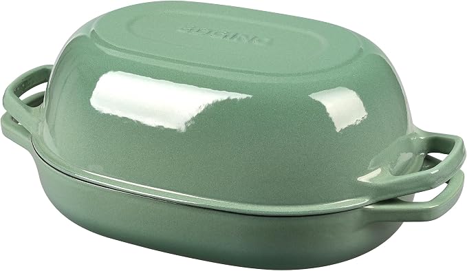 EDGING CASTING Enameled Cast Iron Oval Dutch Oven Pot - Image 7