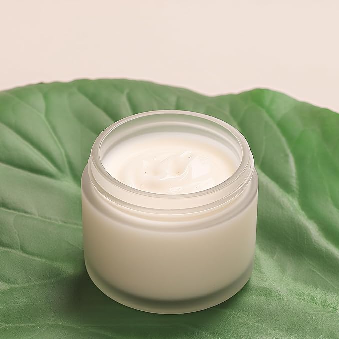 2oz Jars with Lids, Hoa Kinh 24 Pack Frosted Glass Jars with Woodgrain Lids - Image 4