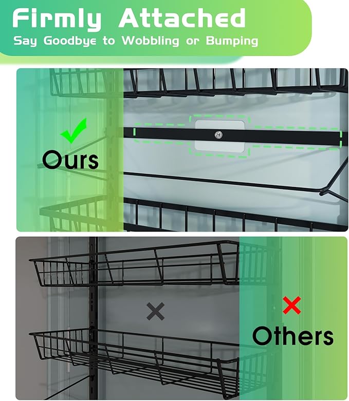 Mefirt 10-Tier Over The Door Pantry Organizer, Pantry Organization and Storage - Image 3