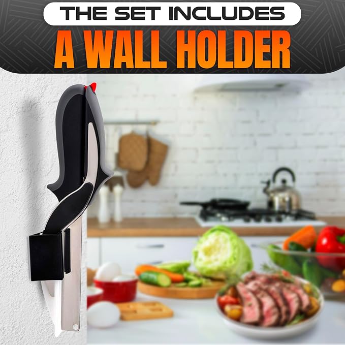 Cutting Board Scissors - 2 In 1 Kitchen Scissors - Image 8