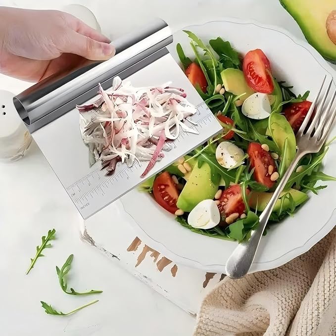 Dough Pastry Scraper Stainless Steel Bench Scraper - Image 2