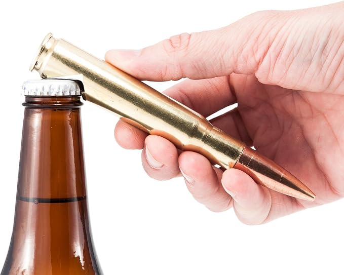 50 Caliber BMG Real Brass Bullet Shaped Bottle Opener - Image 3