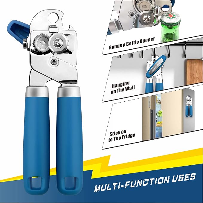 PrinChef Can Opener Manual, Can Tin Bottle Opener - Image 5