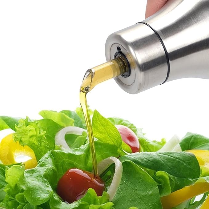 Foraineam 2 Pieces Olive Oil Dispenser Bottle 30 oz Stainless Steel Leakproof - Image 7